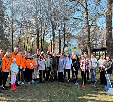 В ТОК "Пышки" прошел республиканский субботник